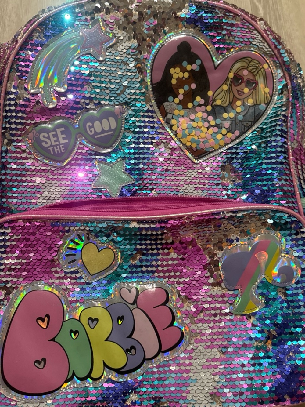 Kids Sequin Backpack - Multicolor Shimmer
